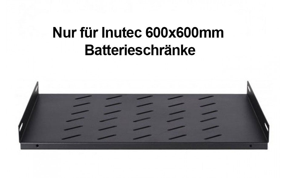 Inutec Fachboden für 600mm Tiefe Serverschränke – 1 HE