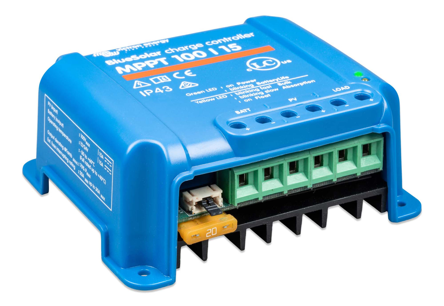 Victron Energy BlueSolar MPPT 75/10, 75/15 & 100/15 Solarladeregler