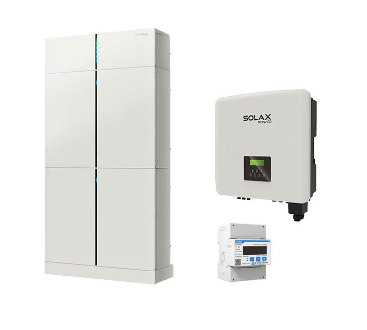 SolaX PV system: X3-Hybrid WR from 6 to 10kW + Triple Power T30 from 6.0 to 12.0kWh
