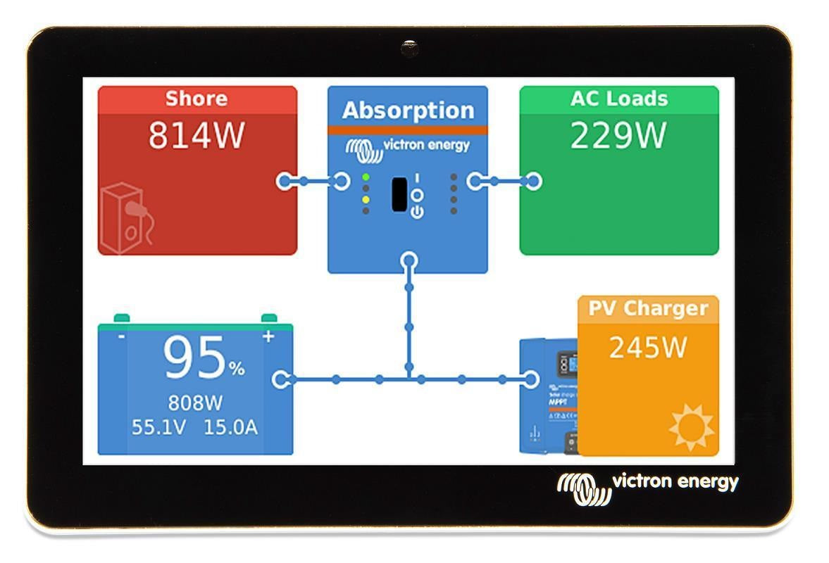 Victron Energy GX Touch 50 und GX Touch 70 - Touchscreen Display für Cerbo GX