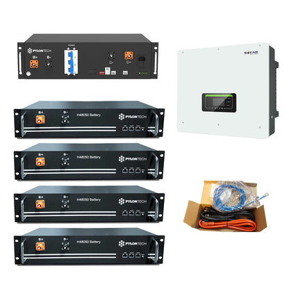 SofarSolar stand-alone PV systems | HYD KTL 6 to 10 kW | Pylontech batteries 9.6 to 12 kWh