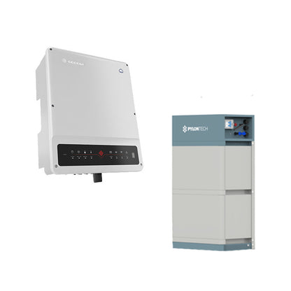Ersatzstromfähige GoodWe PV Anlagen I GW-ET Plus+ von 5 bis 10 kW I Pylontech Force-H2 Speicher von 7 bis 14 kWh I Zubehör