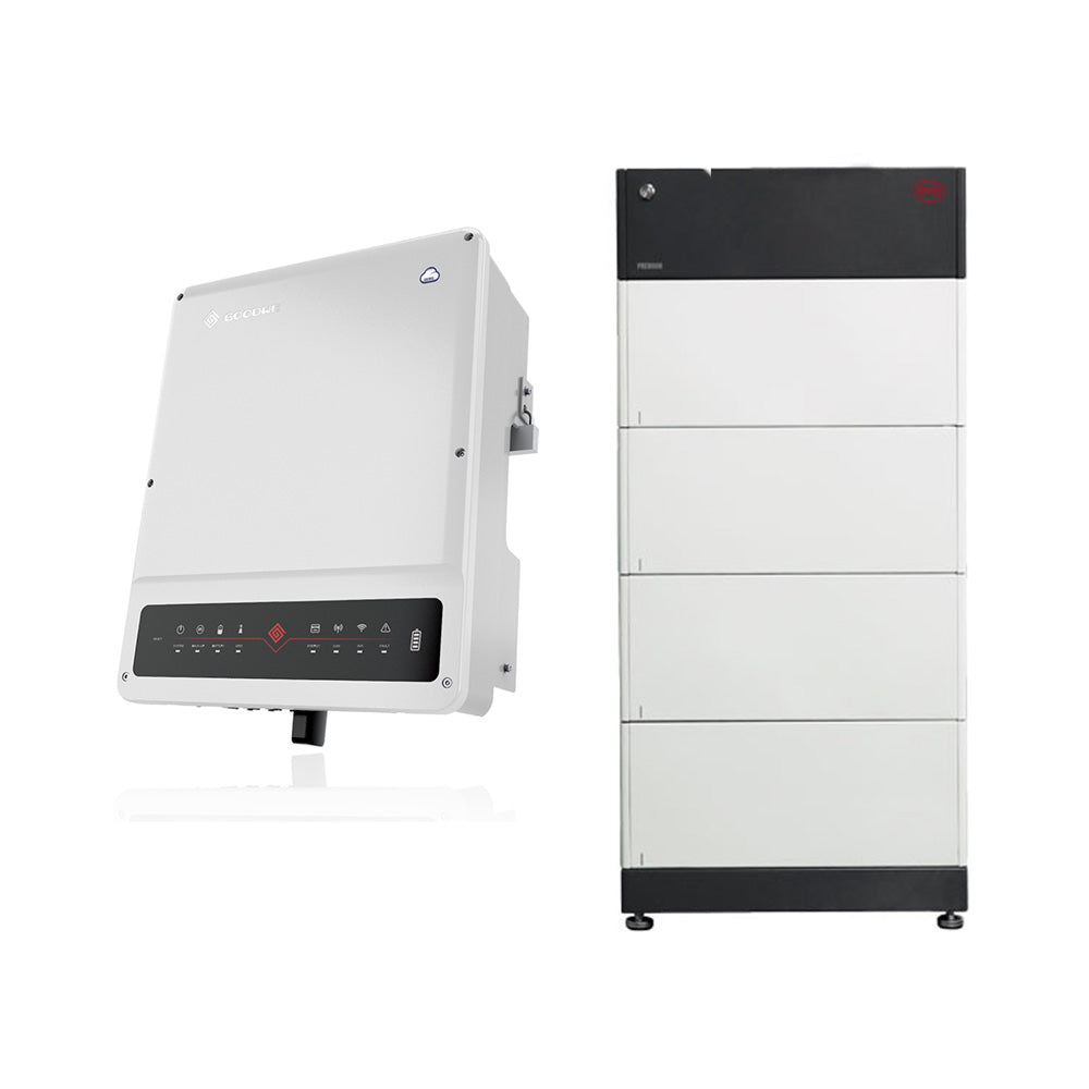 Ersatzstromfähige PV Anlagen I GoodWe Hybridwechselrichter GW-ET Plus+ von 8 bis 10 kW I BYD PV Speicher B-Box von 11 bis 13,8 kWh