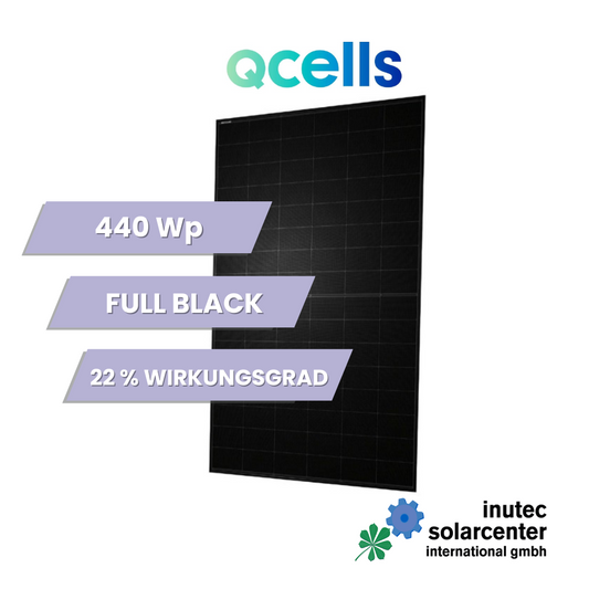 Qcells Q-Tron Black | Doppelglas Solarmodul | 440 Wp
