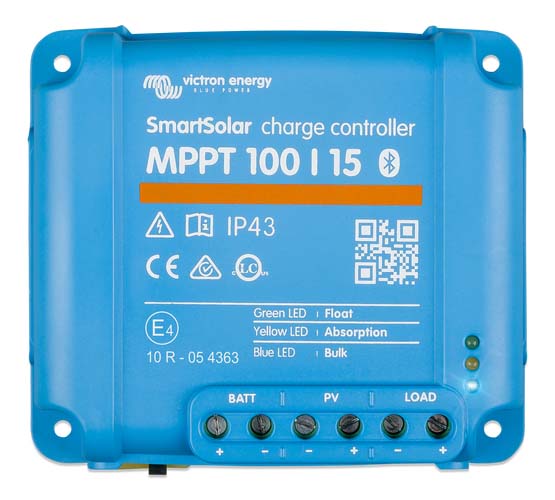 Victron Energy SmartSolar MPPT 75/10, 75/15 & 100/15 Solarladeregler