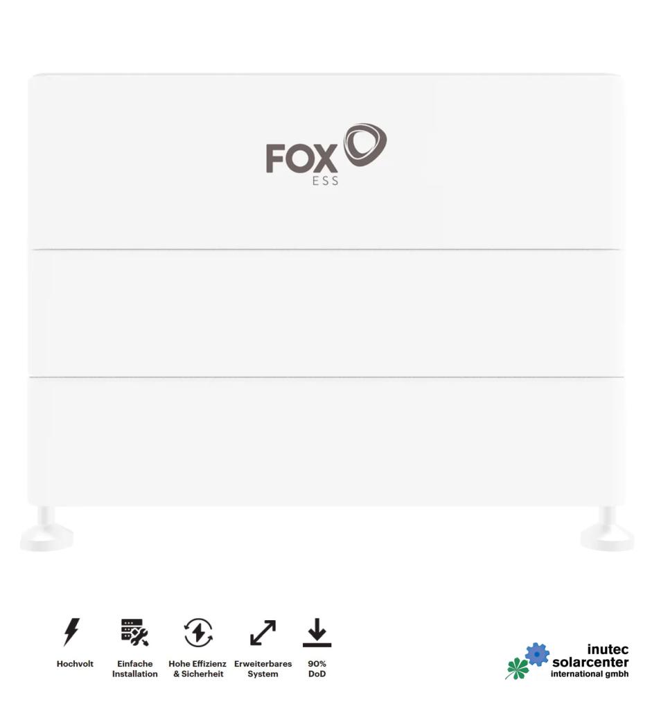 Fox ESS PV Speicher ECS2900-H2 bis H7 I von 5,76 kWh bis 20,16 kWh I Komplettsysteme