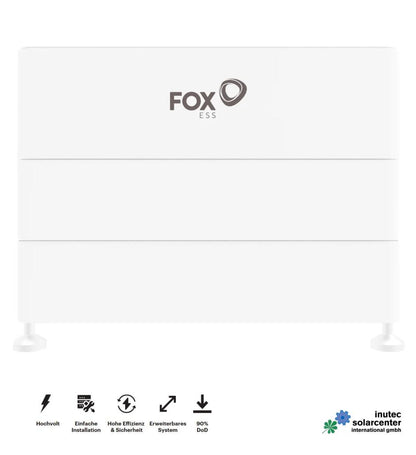 Fox ESS PV Speicher ECS2900-H2 bis H7 I von 5,76 kWh bis 20,16 kWh I Komplettsysteme