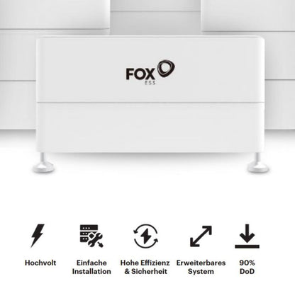 Fox ESS PV Speicher ECS2900-H2 bis H7 I von 5,76 kWh bis 20,16 kWh I Komplettsysteme