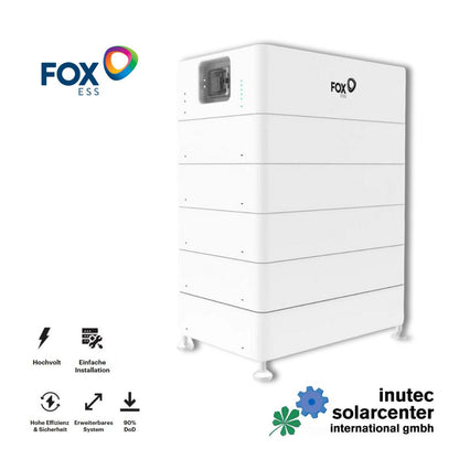 Fox ESS PV Speicher ECS2900-H2 bis H7 I von 5,76 kWh bis 20,16 kWh I Komplettsysteme