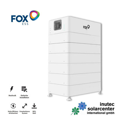 Fox ESS PV Speicher ECS2900-H2 bis H7 I von 5,76 kWh bis 20,16 kWh I Komplettsysteme