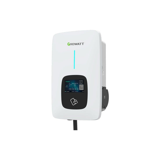 Growatt Wallbox THOR 22AS-S I mit eingebauter Steckdose (4G) I 22 kW