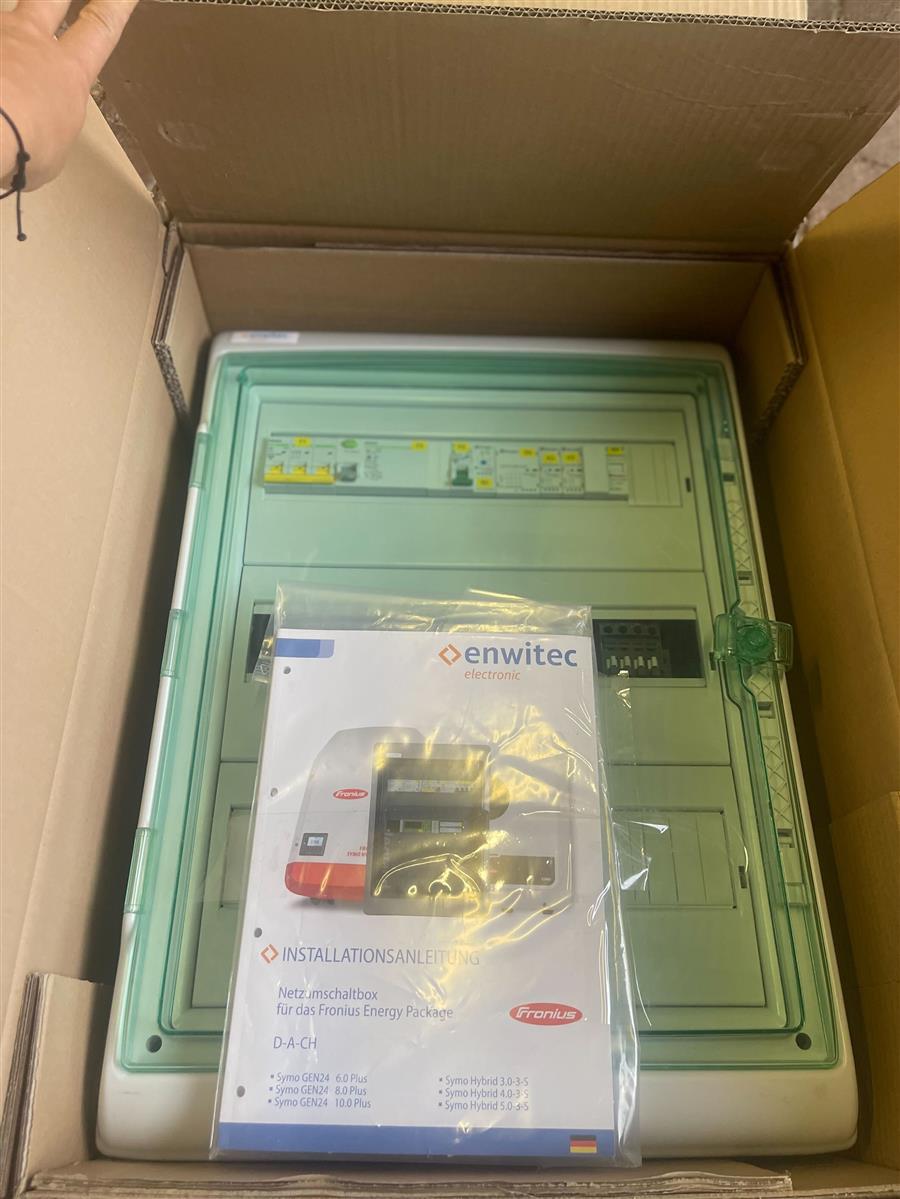 *Special price I was installed briefly I as good as new* enwitec mains switching box (10016114) for Fronius Energy Package I all-pole I 3 ph