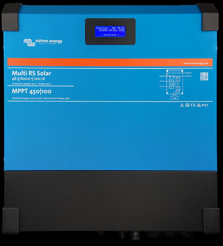 Victron Energy Hybrid-Inselwechselrichter Multi RS Solar 48/6000/100-450/100