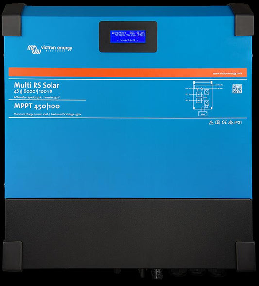 Victron Energy Hybrid Off-Grid Inverter Multi RS Solar 48/6000/100-450/100