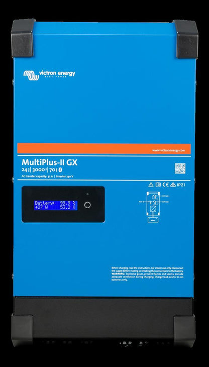 Victron Energy MultiPlus-II GX 24V/48V 3000 VA bis 5000 VA I 230 V I Batteriewechselrichter I inkl. GX-Steuergerät