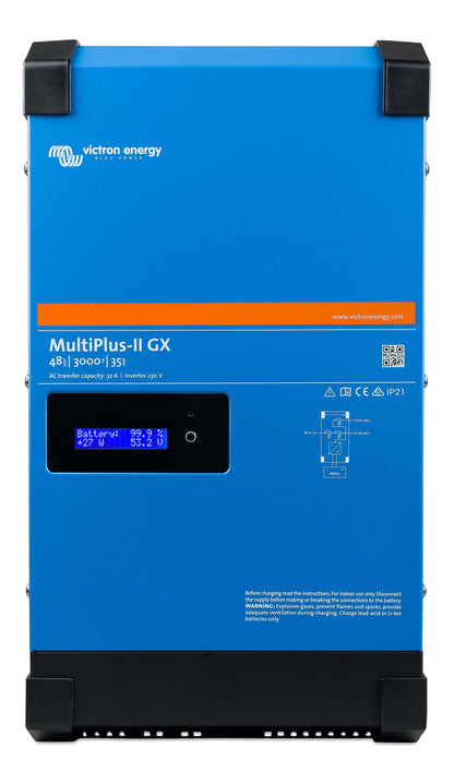 Victron Energy MultiPlus-II GX 24V/48V 3000 VA bis 5000 VA I 230 V I Batteriewechselrichter I inkl. GX-Steuergerät
