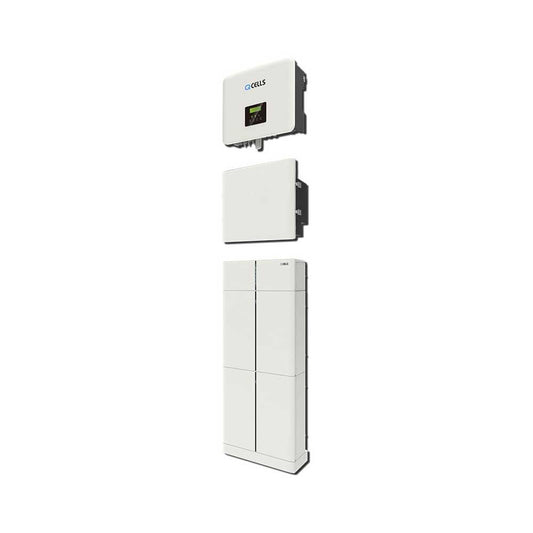 Ersatzstromfähige PV Anlage I mit tollen Eigenschaften | 6 bis 15 kW Hybridwechselrichter | 9 kWh Speicher Q.HOME ESS HYB-G3 I inkl. kompl. vorverdrahteter Anschlussbox