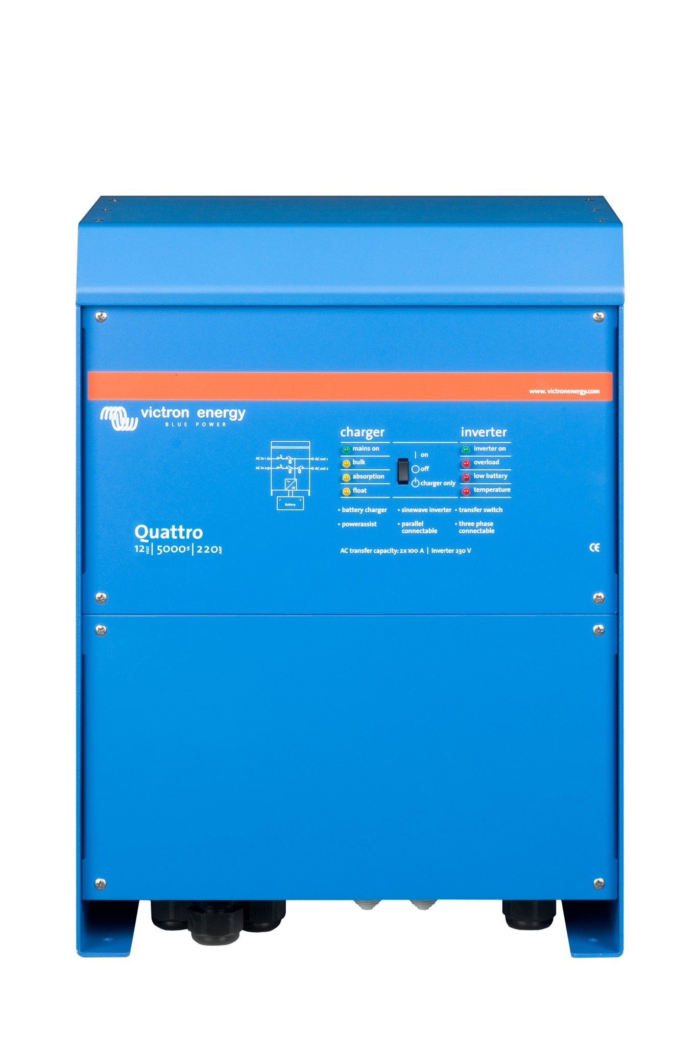 Quattro 12/5000/220-100/100 120V-230V VE.Bus