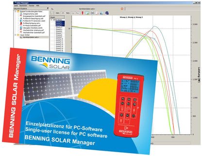 Benning PV 2 (050422) PV-Installationstester und Kennlinienmessgerät