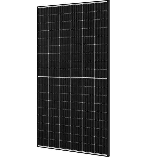 JA Solar 455 Wp I N-Typ I bifaziales Doppelglas Solarmodul LB MC4 | schwarzer Rahmen