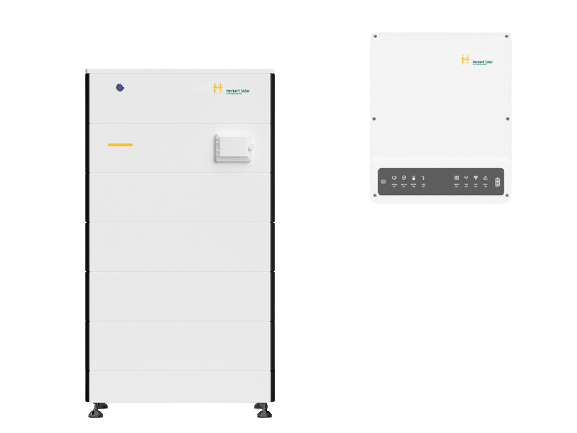 Ersatzstromfähige Heckert PV Anlage Symphon-E I 10 kW Hybridwechselrichter I 8,8 kWh Speicher I mit vielen Extras I Komplettpaket